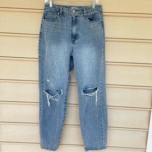 Harper High Rise Mom Jeans Distressed Size 28